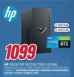 Trony HP DESKTOP VICTUS TG02-1018NL offerta