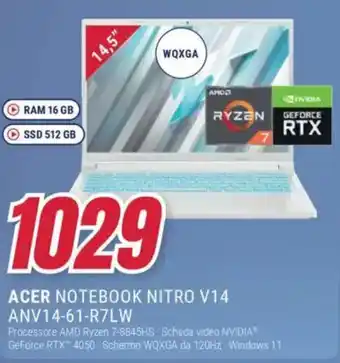 Trony ACER NOTEBOOK NITRO V14 ANV14-61-R7LW offerta