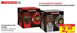 Interspar 16 Capsule di caffè Despar offerta