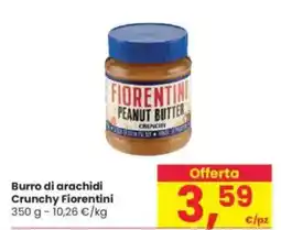 Interspar Burro di arachidi Crunchy Fiorentini offerta