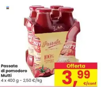 Interspar Passata di pomodoro Mutti offerta