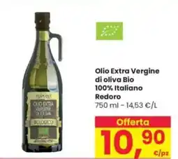 Interspar Olio Extra Vergine di oliva Bio 100% Italiano Redoro offerta