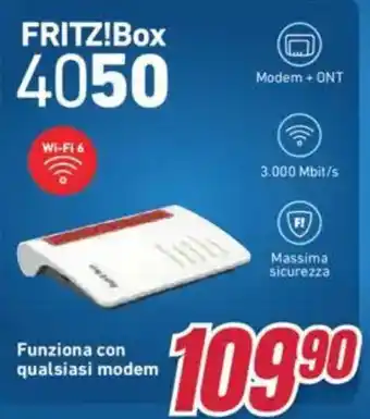 Trony FRITZ!Box 4050 Funziona con qualsiasi modem offerta