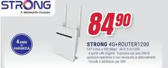 Trony Strong 4g+router1200 offerta