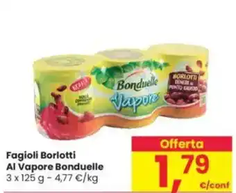 Interspar Fagioli Borlotti Al Vapore Bonduelle offerta