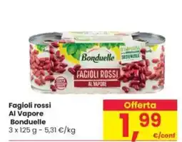 Interspar Fagioli rossi Al Vapore Bonduelle offerta