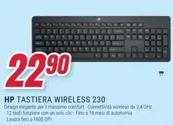 Trony HP Tastiera wireless 230 offerta