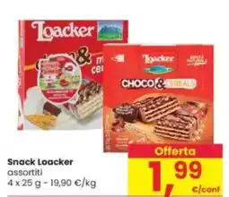 Interspar Snack Loacker offerta