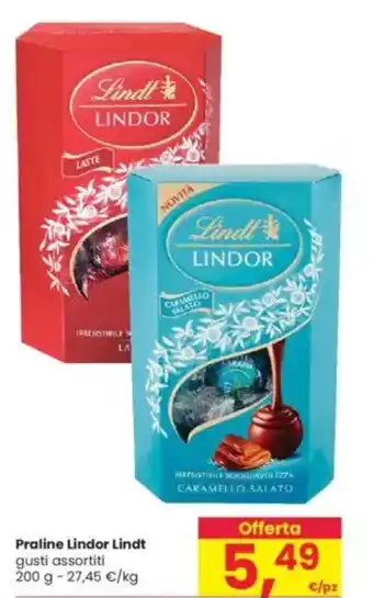 Interspar Praline Lindor Lindt offerta