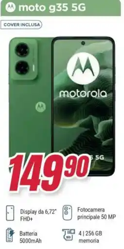 Trony motorola moto g35 5G offerta