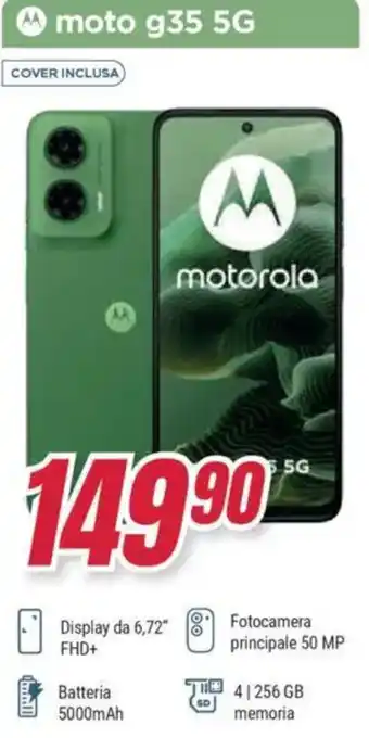 Trony motorola moto g35 5G offerta