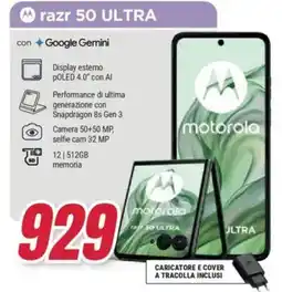 Trony motorola razr 50 ULTRA offerta