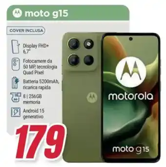 Trony motorola moto g15 offerta