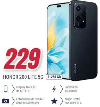 Trony HONOR 200 LITE 5G offerta