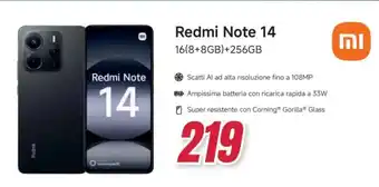 Trony Redmi Note 14 offerta