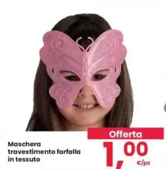 Interspar Maschera travestimento farfalla in tessuto offerta