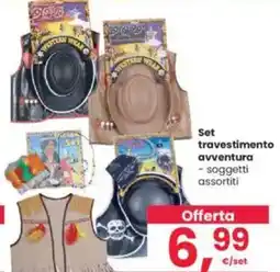 Interspar Set travestimento avventura offerta