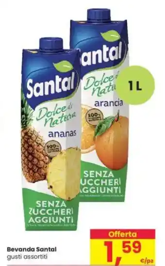 Interspar Bevanda Santal gusti assortiti offerta