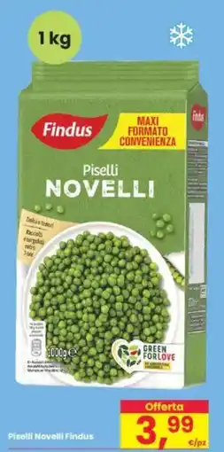 Interspar Piselli Novelli Findus offerta