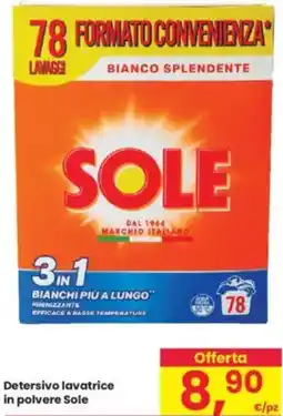 Interspar Detersivo lavatrice in polvere Sole offerta