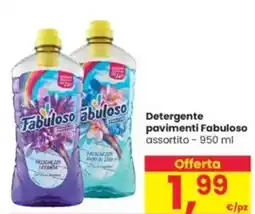 Interspar Detergente pavimenti Fabuloso assortito offerta