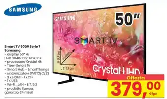 Interspar SAMSUNG Smart TV 50DU Serie 7 offerta