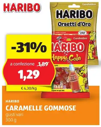 ALDI HARIBO Caramelle gommose offerta