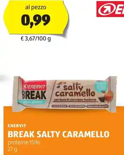 ALDI ENERVIT Break salty caramello offerta