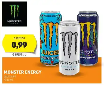 ALDI MONSTER ENERGY gusti vari offerta