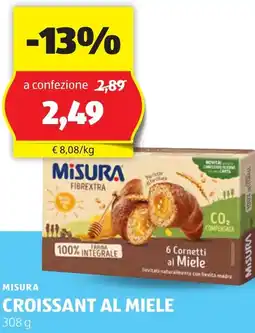 ALDI MISURA Croissant al miele offerta