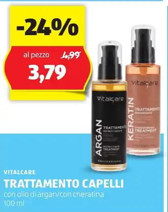 ALDI Trattamento capelli VITALCARE offerta