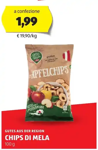 ALDI GUTES AUS DER REGION Chips di mela offerta