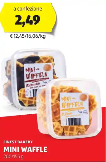 ALDI FINEST BAKERY Mini waffle offerta