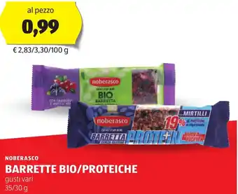 ALDI NOBERASCO Barrette bio/proteiche offerta