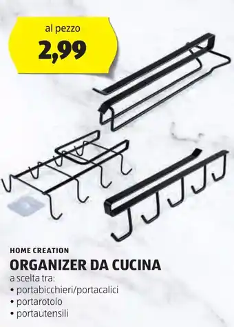 ALDI HOME CREATION Organizer da cucina offerta