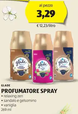 ALDI Profumatore spray GLADE offerta