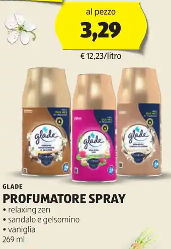 ALDI Profumatore spray GLADE offerta