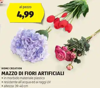 ALDI HOME CREATION Mazzo di fiori artificiali offerta