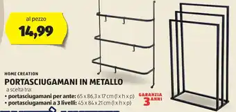 ALDI HOME CREATION Portasciugamani in metallo offerta