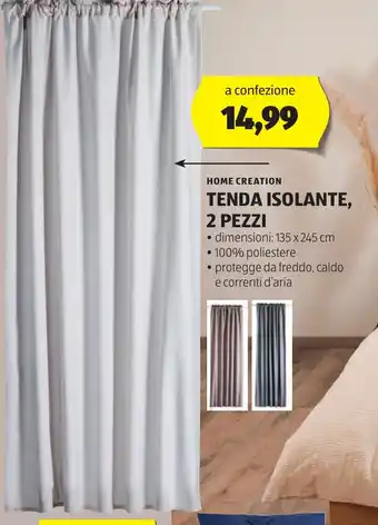 ALDI HOME CREATION Tenda isolante, 2 pezzi offerta