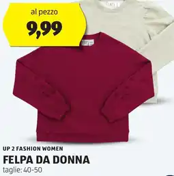 ALDI UP 2 FASHION WOMEN Felpa da donna offerta