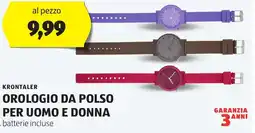 ALDI KRONTALER Orologio da polso per uomo e donna offerta