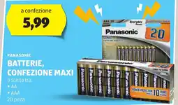 ALDI PANASONIC Batterie, confezione maxi offerta