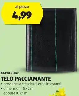 ALDI Telo pacciamante GARDENLINE offerta