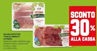 Panorama Salumi affettati "taglio fresco" CITTERIO offerta