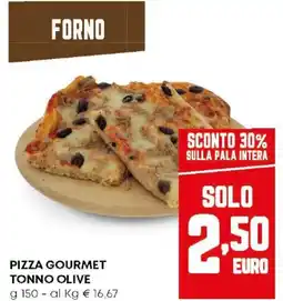 Panorama Pizza gourmet tonno olive offerta