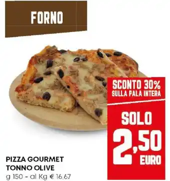 Panorama Pizza gourmet tonno olive offerta