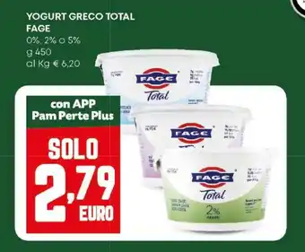 Panorama Yogurt greco total FAGE offerta