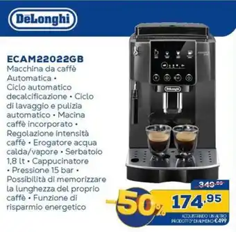 Euronics DeLonghi ECAM22022GB offerta