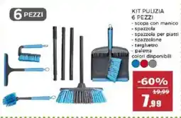 Happy Casa Kit pulizia 6 pezzi offerta